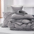 Marquis Luxurious Pinch Pleated All-Season Comforter With  Pillow Shams